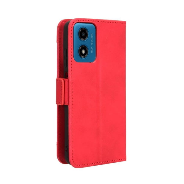 Funda Tipo Billetera FOXDOCK para Motorola MOTO G24 – Tapa Flip con Tarjetero