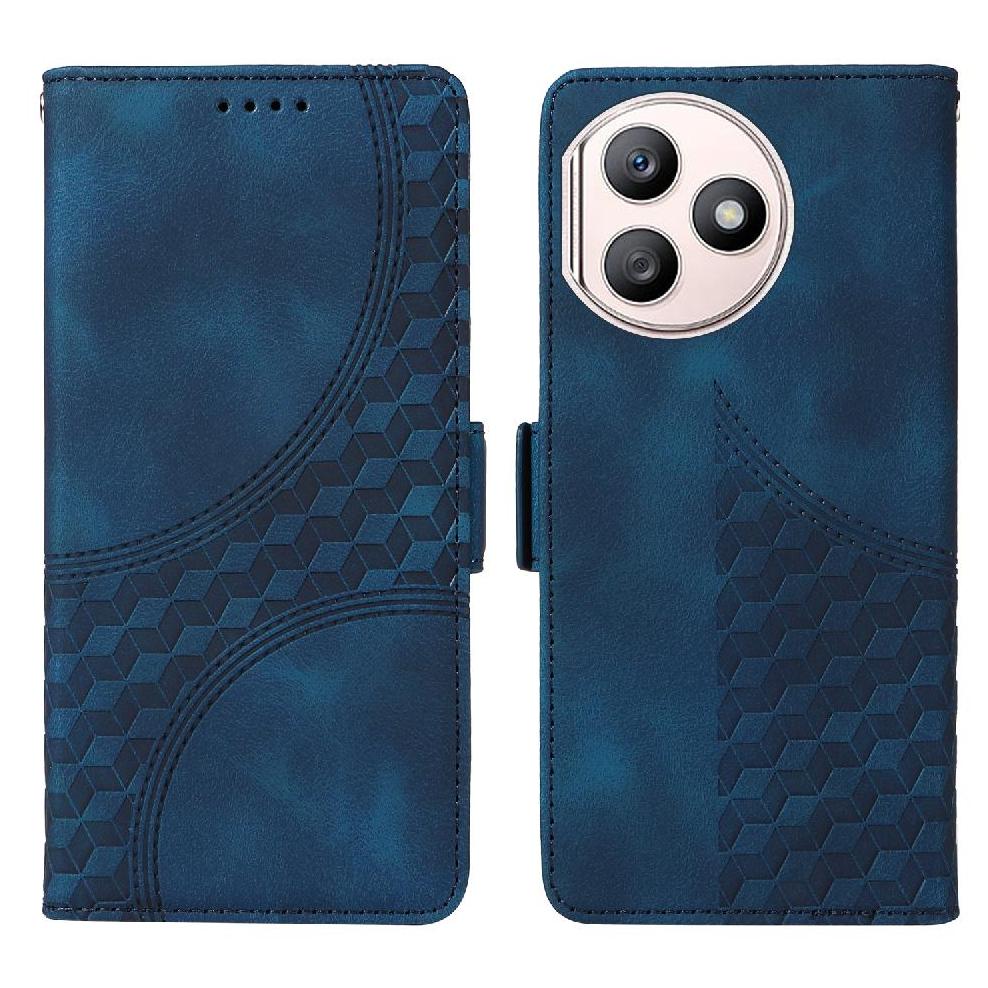 Carcasa Foxdock Honor 90 Lite De Cuero Pu, Diseño Acolchado Clásico, Protección Contra Caídas Y Rayones