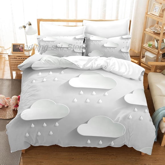raindrop Bedding Set Bed Set Aldult Kid Bedroom Duvetcover Sets water droplets