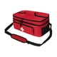 thumbnail image 3 of Bolsa de primeros auxilios bolsa de almacenamiento médico de doble capa, organizador de kits de emergencia rojo, organizador de botellas para el lugar, 3 of 5