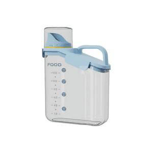 Estilodomus - Contenedor Hermético Con Dosificador Frasco Mediano 1800Ml Azul 1.8L