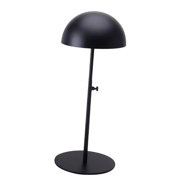 Soporte para Exhibición de Sombreros, Soporte para Pelucas, Estante de Almacenamiento en Forma de Cúpula, Multiusos, Acero Inoxidable, Altura Ajustabl