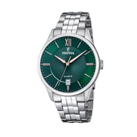 Reloj F20425/7 Festina Verde Hombre Acero Clasico