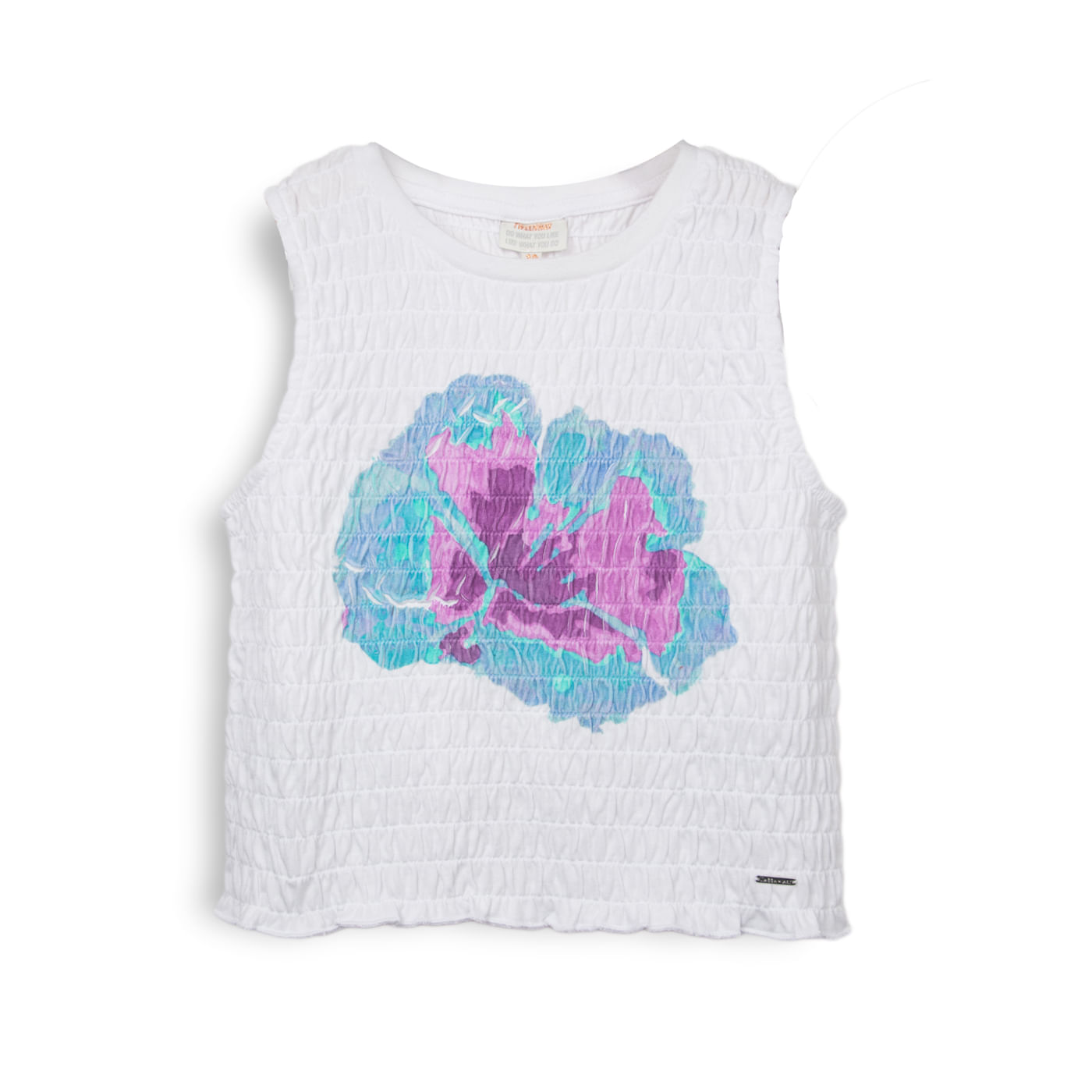 Polera Niña Blanco Pillin