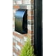 thumbnail image 2 of Soporte de pared Mailbox NACH Milano de metal rústico puntiagudo negro, 2 of 3