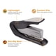 thumbnail image 5 of Grapadora Bostitch Office, resistente, con capacidad para 60 hojas, color gris, 5 of 9