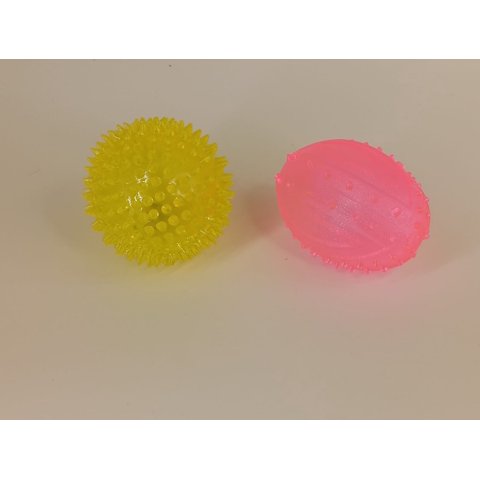 Defensor - Set 2 Pelotas Con Luz Led Y Sonido, Perros, Gatos, Mascotas