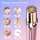 thumbnail image 4 of Afeitadora eléctrica portátil para depilación facial femenina, mini afeitadora, depiladora para la línea del bikini, labios, mentón, axilas y otras zonas sensibles (rosa), 4 of 5