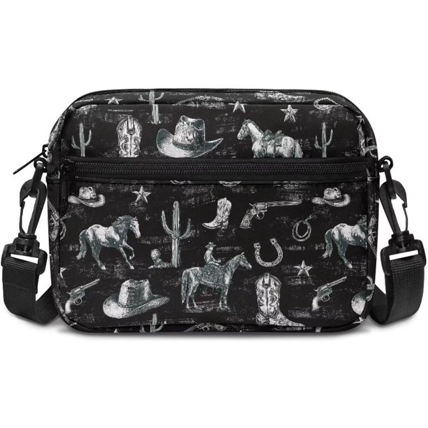 Bolso bandolera pequeño hombro mujer Halloween Navidad cámara mano monedero cremallera bolsillo móvil