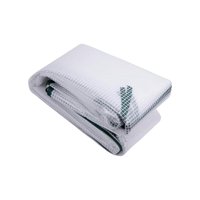 Magideal - Cubierta De Repuesto Para Invernadero, Cubierta De Invernadero Con Cremallera Enrollable, A Prueba De Viento Y Lluvia, Protector Para Exteriores, Cubi Cubierta De Malla Blanca