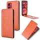 thumbnail image 1 of Funda tipo folio para Motorola Moto G05 con soporte magnético y protección para la cámara Marrón, 1 of 6