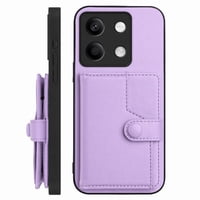 Foxdock Funda Para Xiaomi Redmi Note 13 5G Con Bloqueo Rfid - Diseño Elegante Con Cierre De Botón