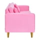 thumbnail image 3 of Sofa New Retro 3c Felpa 01 Rosado, 3 of 6
