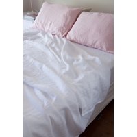 Purolino - Fundas De Almohadas Standard De Lino