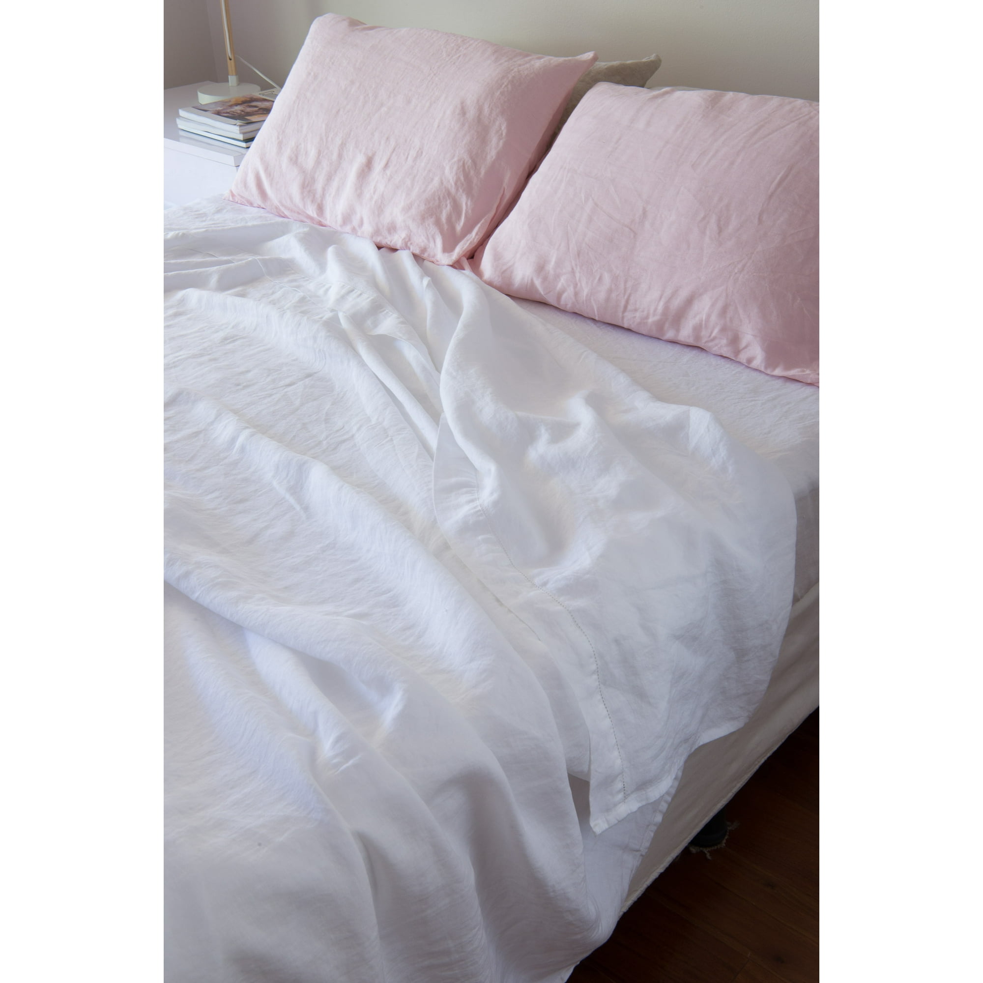 Purolino - Fundas De Almohadas Standard De Lino