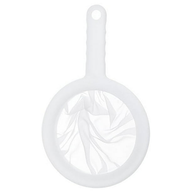 1pc Ultra-fine Mesh Strainer Kitchen Nylon Mesh Filter Spoon For Suitable For Soy Milk Coffee Milk Yogurt, 100/200/400 Mesh