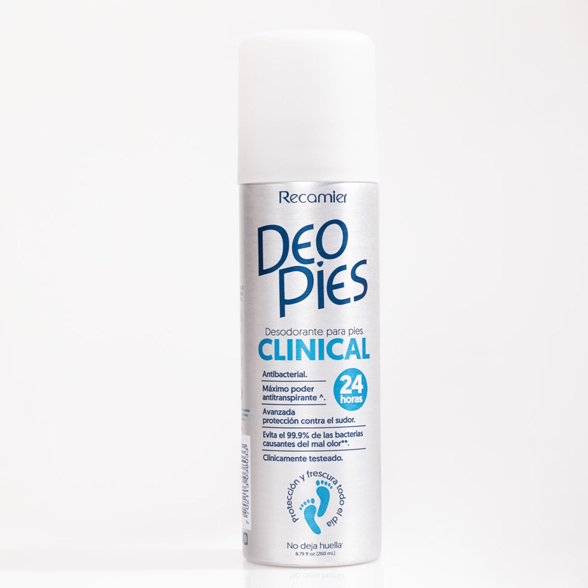 Desodorante Para Pies Spray Clinical 260 ml Deo Pies