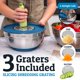 thumbnail image 3 of Tazones para mezclar Priority Chef 6 piezas 7 qt acero inoxidable azul, 3 of 7