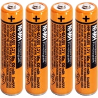 Batería Recargable Pingju Ni-Mh Aaa 1,2 V 700 Mah, Paquete De 4