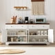 thumbnail image 2 of 61 inch TV stand for living room, multifunctional combination TV stand, large capacity storage cabinet, can be used in living room, bedroom, office area,61.3''L x 15''W x 29.8''H, 2 of 3