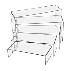 Bothyi - Estante De Exhibición Acrílico, Organizador De Perfume Para Tocador, Escaparate, Decoración Del Hogar, 5 Uds.