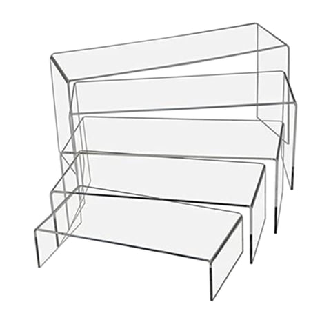 Bothyi - Estante De Exhibición Acrílico, Organizador De Perfume Para Tocador, Escaparate, Decoración Del Hogar, 5 Uds.