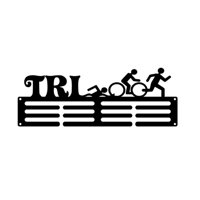 Magideal - Soporte Para Colgar Medallas, Estante De Almacenamiento Para Medallas, Corredor De Fútbol, Hierro, Soporte Para Exhibición De Medallas, Marco Colgante Letra E Imagen