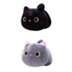 thumbnail image 3 of 2 Almohadas Grandes De Peluche Para Gatos, Gatitos, Animales, Juguetes, Regalos, Negro, Gris, 35cm, 3 of 3