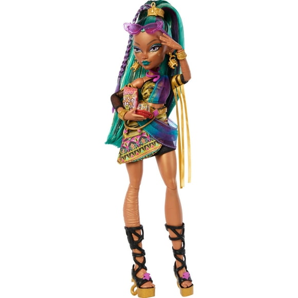 Muñeca Monster High Nefera De Nile Momia Real con Accesorios