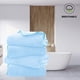 thumbnail image 3 of Juego de toallas de baño Cosy Family de microfibra, paquete de 4 unidades, color aguamarina, 3 of 7