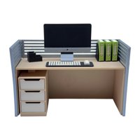 Bothyi - Decoración De Casa De Muñecas 1:12 Mini Escritorio De Computadora Modelo Adornos Realistas Conjunto A