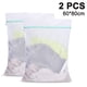 thumbnail image 1 of 2 bolsas de lavandería reutilizables de malla fina con cremallera para lavadora, mantas de forro polar, ropa de cama, cortinas y ropa de cama., 1 of 8