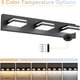 thumbnail image 3 of Luz LED Baño SineRise 3 Luces 24W Negro Mate Regulable, 3 of 3