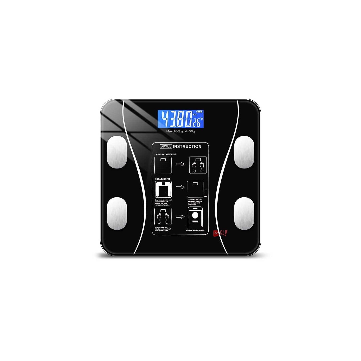 Dblue - Pesa Digital Smart Con Bluetooth 180kg Con Medidor Imc - Ps