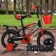 thumbnail image 1 of Bicicleta Infantil Aro 12 Con Rueditas Mas Kit De Seguridad Rojo, 1 of 4