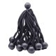 thumbnail image 3 of 10x Correa De Amarre De Lona Para Tienda De Campaña Con Cuerda Elástica Duradera Para Toldo, Color Negro, 3 of 5