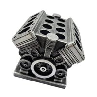 Magideal - Portalápices Steampunk, Porta Lápices, Decoración, Papelería, Porta Rotuladores, Organizador De Escritorio Para El Espacio De Trabajo, Regalo Para Ing Rueda