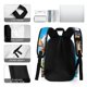 thumbnail image 5 of Vecinos Invasores-theme Backpack, Campus style schoolbag Bookbag with Adjustable Shoulder Straps And Large Zip Compartment, Unisex Travel Bags.42x30x15cm, 5 of 6