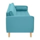 thumbnail image 5 of Sofa Retro 3cg Felpa 05 Turquesa, 5 of 6