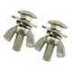 thumbnail image 5 of 2 tornillos de mariposa Tech Diving, de tuercas de mariposa, tornillo de mariposa para licencia trasera, accesorios resistentes a la oxidación, 5 of 5