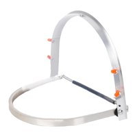 Ioensy - Adaptador De Protector Facial Para Casco De Ala Completa, Soporte Adaptador De Cubierta Facial, Plateado