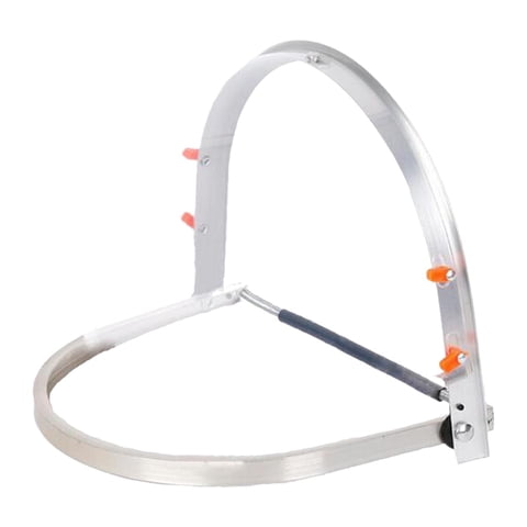 Ioensy - Adaptador De Protector Facial Para Casco De Ala Completa, Soporte Adaptador De Cubierta Facial, Plateado