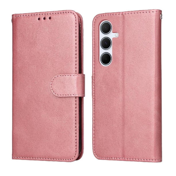 Funda Billetera para Samsung Galaxy A36 con Porta Tarjetas y Soporte Ajustable Rosa