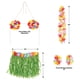 thumbnail image 3 of Set de disfraz hawaiano de falda hula Beistle, 5 piezas, talla adulto, 3 of 6
