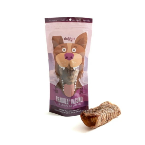 Snack Perros Tráquea Vacuno con apanado de ciervo (1 Un) - Doggo