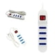 thumbnail image 4 of Extension Alargador 4 Entradas 3mts Blanco 1443b, 4 of 7
