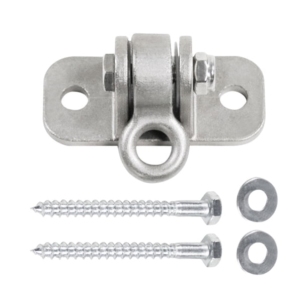 Colgador de columpio para techo, accesorios de hierro, tornillos de montaje, gancho colgante para porche, columpio, Yoga, anillos gimnásticos de seda, con tornillos
