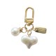thumbnail image 2 of Llavero De Perlas Artificiales Colgante Llavero Para Decoración Accesorios De Mujer Corazón, 2 of 3