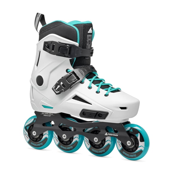Patinaje en línea Rollerblade Lightning para mujer Urban White/Aqua