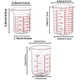 thumbnail image 3 of Juego de vasos medidores Ackers BORO3.3 de vidrio con alto contenido de borosilicato, 3 of 7